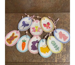 ITH Stickdatei - Osterbaum Anhänger